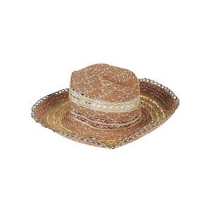 Exquisite J Women's Raffia Fedora Hat